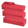 Big Pack 9 Red Pique Waffle Cotton Tea Towels/Kitchen Towels
