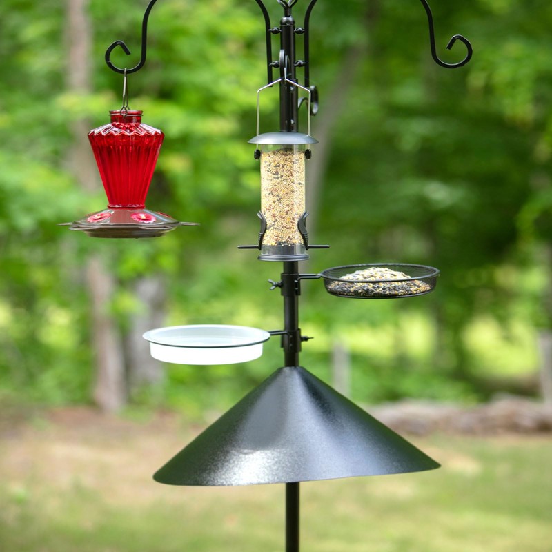 PATIKIL Squirrel Baffle for Bird Feeders Pole 17 inch, 2