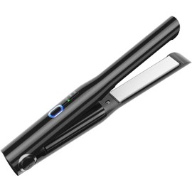 Cordless Hair Straightener Portable Flat Iron Hair Straightener Mini Travel Flat Iron Rechargeable 3 Adjustable Temperature Straightener (Black)