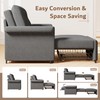 Yeyawomy Sofa Bed Chair, 3-in-1 Convertible Sleeper Chair with Storage