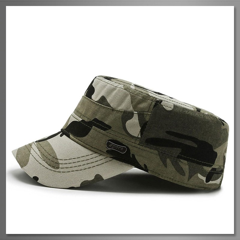 Buzz Selection CAP253 Work Cap, Military Hat, Solid, Camouflage Design,