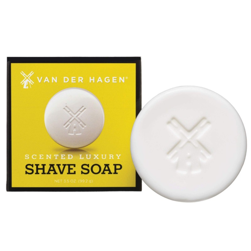 Van der Hagen Men's Luxury Scented Shave Soap - 3.50