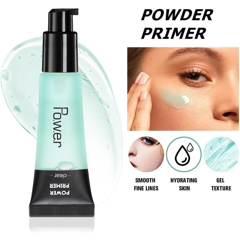 Bluemega Prebase de Maquillaje Facial, Gel base Hidratante y Corrector