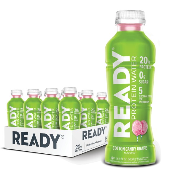 Ready Ready? Protein Water 20g Whey Protein Isolate, Zero Sugar,