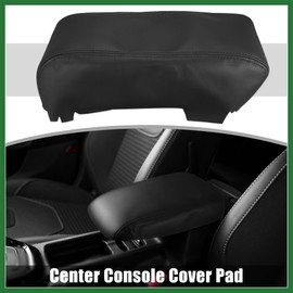 Motoforti Center Console Cover Pad Waterproof Armrest Box Protector for Dodge Durango 2011 2012 2013 2014 2015 2016 2017 2018 2019 2020 2021 Black PU Leather Long-lasting