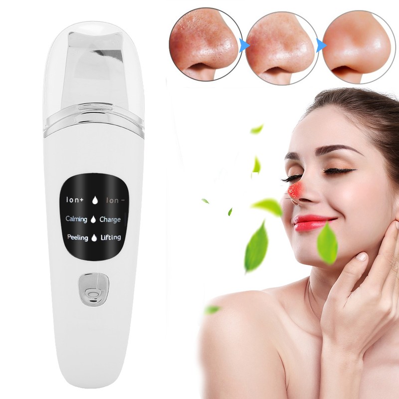 Face Skin Scrubber Vibration Face Peeling Machine Ultrasonic Exfoliating Skin‑Care
