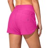 Jarvanv Women's Swim Shorts with Pockets High Waisted Tummy Control