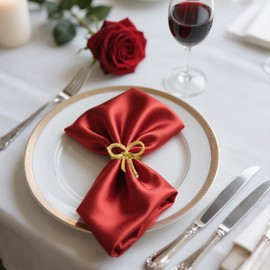 Davifina Napkin Rings Set of 24,Gold Napkin Rings Bulk Bow Napkin Ring Holders for Dining Table Decor,Metal Bow Tie Napkin Ring for Wedding Decor,Bowknot Rings for Napkins,Butterfly Knot Napkin Buckle