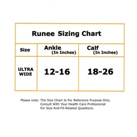 Runee Ultra Wide Knee High Close Toe Calf Compression -Tailored To Wide Calves (Beige)