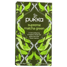 Pukka Organic Herbal Tea Supreme Matcha Green 20 Tea Bags