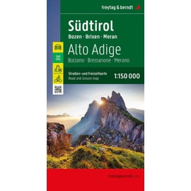 Südtirol, Straßen- und Freizeitkarte 1:150.000, freytag & berndt: Bozen - Brixen - Meran, mit Infoguide Top Tips (freytag & berndt Auto + Freizeitkarten)