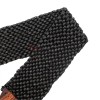 IndoMode Black Color Handcrafted Coconut Shell Elongated Beads Elastic BALI