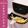 Paris Hilton Air Fryer, Large 6-Quart Capacity, Nonstick Made without