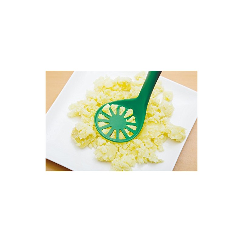 Kokubo Kogyosho Green Chef Tool Push Masher, Citrus Shape, Easy