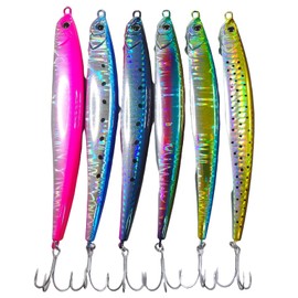 momolures Bass Lures NABURA PENCIL 125HD 36g Wire through Sinking Pencil/Press Bait Style (6 Pieces Assort)