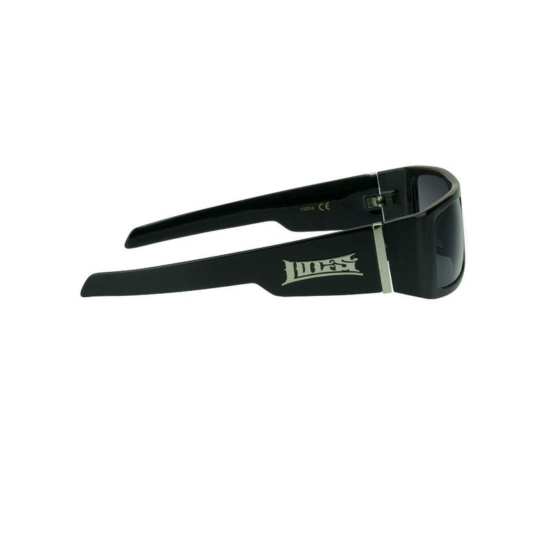LOCS NEW MENS HARDCORE GANGSTA BIKER SUNGLASSES (BLACK)