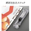 ALINOTSG連射式クリップ 透明クリッププッシャー ガチャック再利用可能な 文書整理 袋の口を閉じるために使用する 事務文書 事務用品