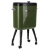 Denash Tall Trash Can with Wheels, 15L Large Capacity Narrow
