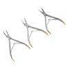 3pcs Residual Root Forceps Set Stainless Steel Dental Root Fragments