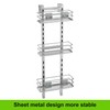 Orimade Adjustable Hanging Over the Shower Door Caddy with Hooks,