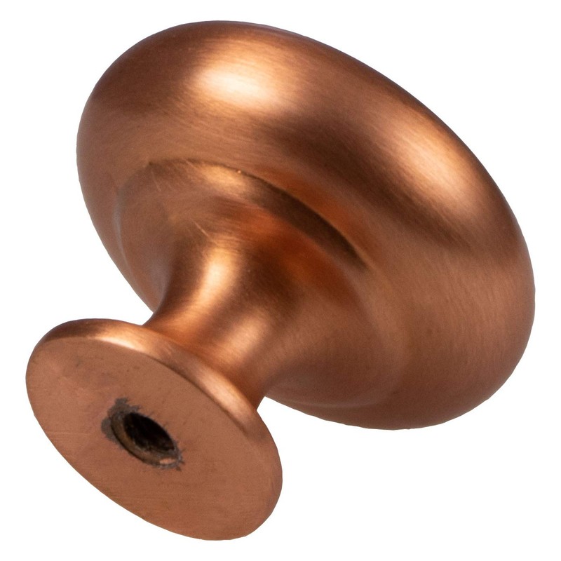 Gedotec DUKE Designer Furniture Knob Matt Copper for Drawers Elegant