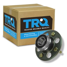 TRQ Rear Wheel Bearing & Hub Assembly with ABS Sensor Compatible with 1985-2000 Honda Civic 1993-1997 Civic del Sol 1988-1991 CRX 1986-1987 Wagovan