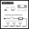 YZGWZLD Recessed LED Deck Lights Kits,10 Pack Φ2.36 Waterproof Cool