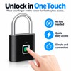 Fingerprint Padlock for Keyless Access – Rechargeable Zinc Alloy Lock