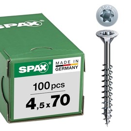 SPAX(スパックス) WIROX ヴァイロックス 皿ネジ 4.5×70 100本入 191010450703