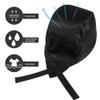 Beavorty Chef Hat Cooking Hats 3Pcs Elastic Back Skull Cap