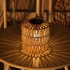 Large Solar Rope Lantern Outdoor Hanging – Handwoven Jute Rope