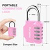 Puroma 2 Pack Combination Lock for Locker 4 Digit Outdoor