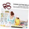 iplusmile 4Pcs Cute Sandwich Maker Molds Cookie Stamp Set for