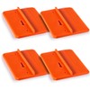 KAJAWIS 4 x Regips Werkzeug G-K Holder Plasterboard Regips, Orange,