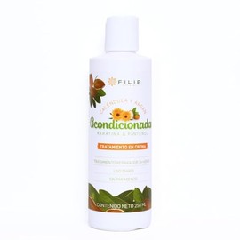 Acondicionador Natural de Caléndula y Argán | Nutre, Suaviza y Repara Cabello Seco o Maltratado | Sin Parabenos | 250 ml