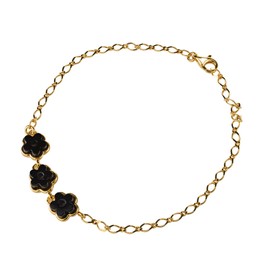 HolidayGiftShops Gold Plated Sterling Silver and Baltic Cherry Amber Bracelet, Genuine Baltic Amber Bracelet for Women, Amber Jewelry for Women, Amber Bracelets for, Sterling Silver, Amber