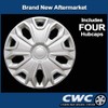 Premium Replica Hubcap Set, Replacement for Ford Transit 2015-2019, 16-inch