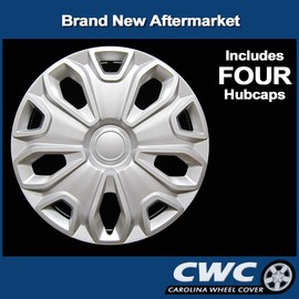 Premium Replica Hubcap Set, Replacement for Ford Transit 2015-2019, 16-inch Wheel Cover (4 Pieces)
