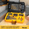 TOLESA 35pcs Drill Bit Set, Titanium Coated, HSS Twist Driver