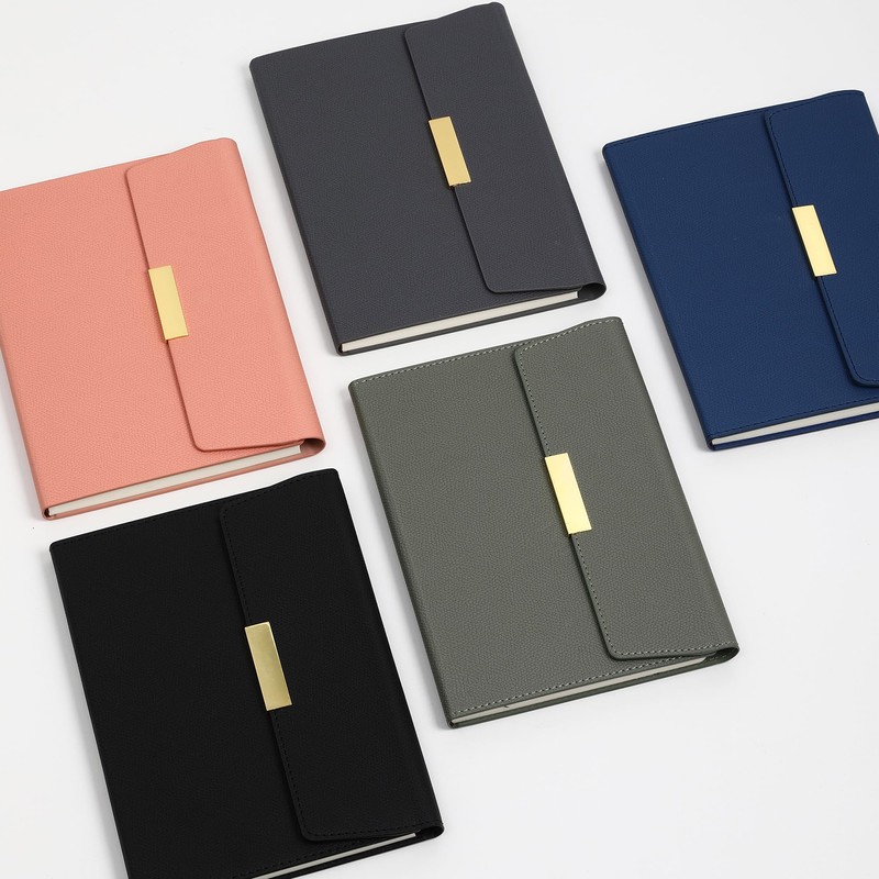 Vegan Leather Notebook for Women Men 200 Pages Lined Journal