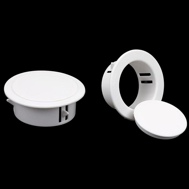 40-100mm OD Hole Ceiling Cover Plate Round Electric Cover Blank