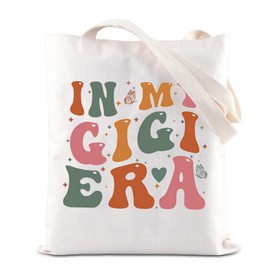 in My Gigi Era Tote Bag Gigi Gift Grandma Reusable Grocery Bag Mother’s Day Gift Gigi Grandmother to Be Gift (Gigi Era)