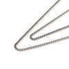 3B Pure Titanium 2 Sided Curb Chain Necklace, 0.06 inch