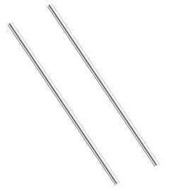 Linear Guide Linear Shaft 8 mm x 300 mm, Stainless Steel Linear Shaft, Diameter 8 mm Linear Rail Optical Axis, Stainless Steel Round Rods for 3D Printers, DIY, Pack of 2