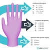Unigloves Violet Pearl Nitrile Examination Gloves - Multipurpose Powder Free
