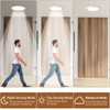 Rechargeable Motion Sensor Ceiling Light, Wireless Battery Operated Ceiling Light,