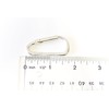 OnDepot.com 100pcs Aluminum D Shaped Carabiner Belt Clip 1-7/8" Key