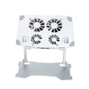 TEHAUX Adjustable Laptop Stand with Cooling Fan Ergonomic Computer Holder