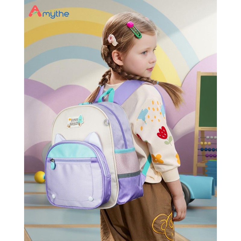Amythe Children's Backpack Girls Nursery Backpack for Girls Lightweight Waterproof