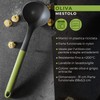 Fackelmann Mestolo da cucina con manico in plastica riciclata, materiale